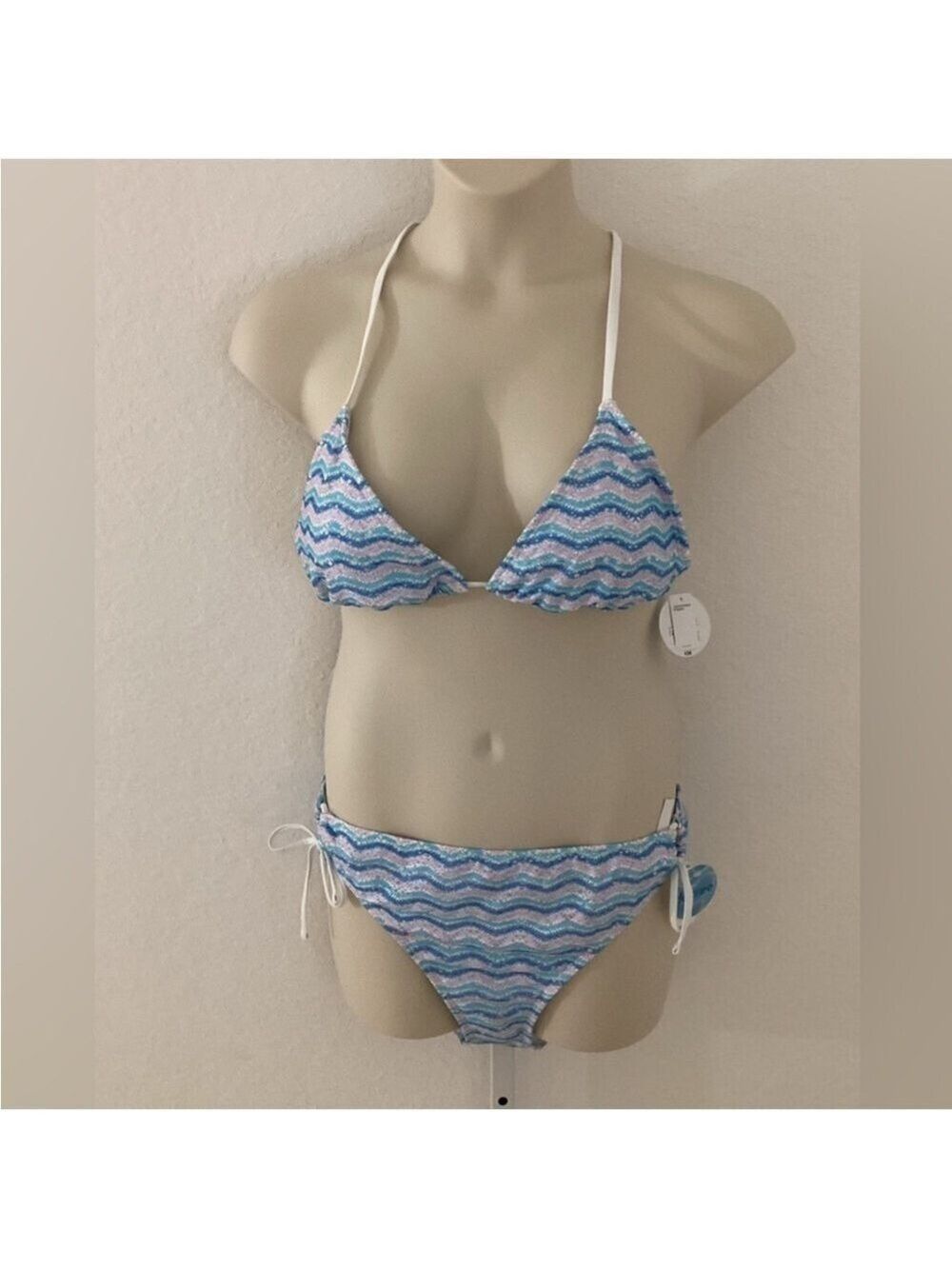 Decree chevron textured bikini Moving Jungle pattern Woman’s size XL